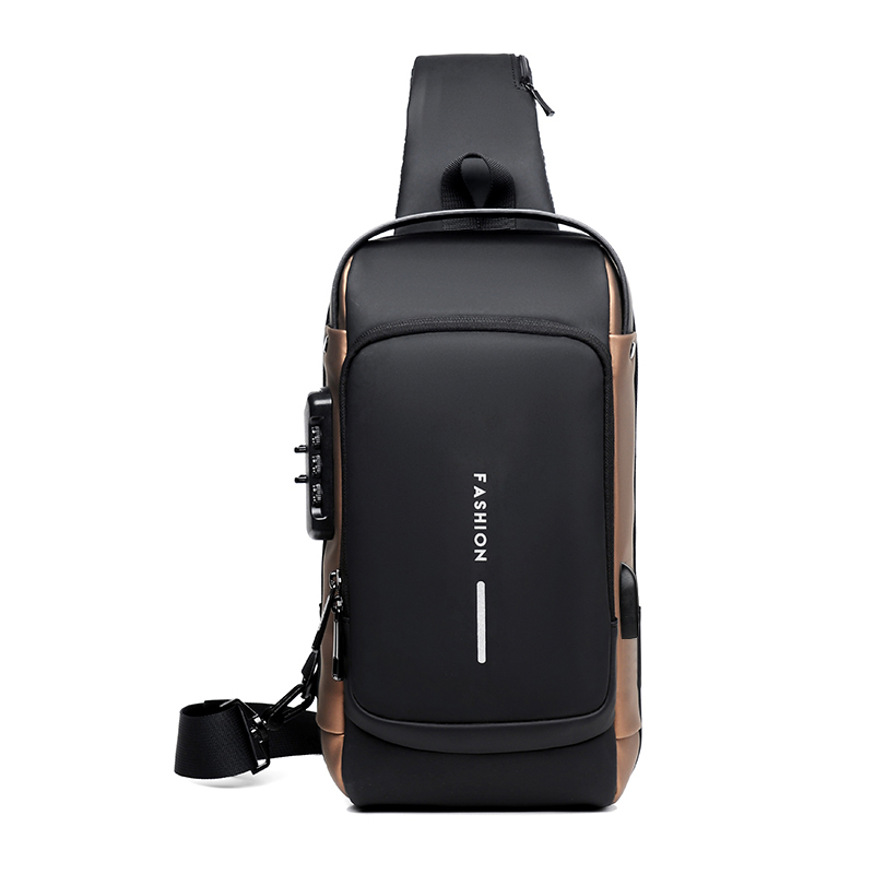 Travel Accessories Men - Men Multifunction Anti Theft USB Shoulder