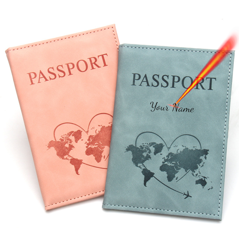 Travel Accessories Wallet - Lovely Map Passport Cover Fashion Travel