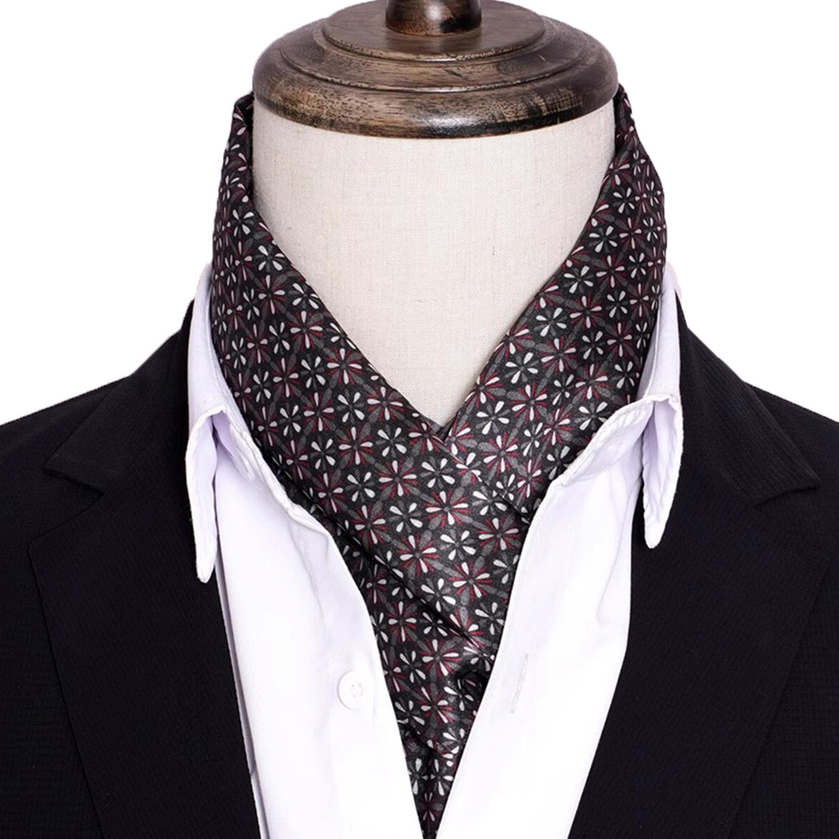 Travel Accessories Men - New Men's Stripe Silk Scarf Hot