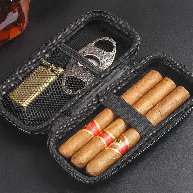 Travel Accessories Must Have - Portable Cigar Case EVA Light weight