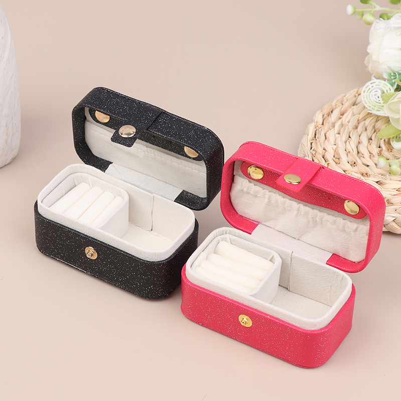 Travel Accessories Display - Minimalist Style Portable PU Travel Organizer