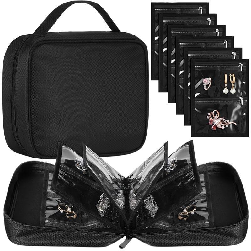 Travel Accessories Display - Portable Travel Jewelry Showcase Organizer Removable