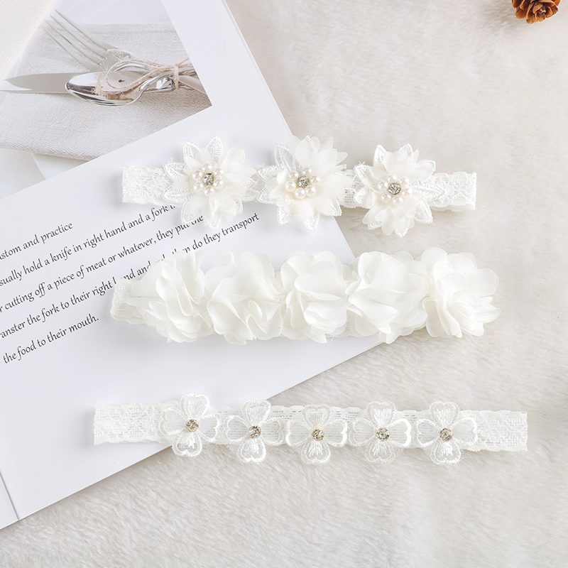 Travel Accessories For 4 Year Old - Baby Headband Flower Bows Crown Headbands
