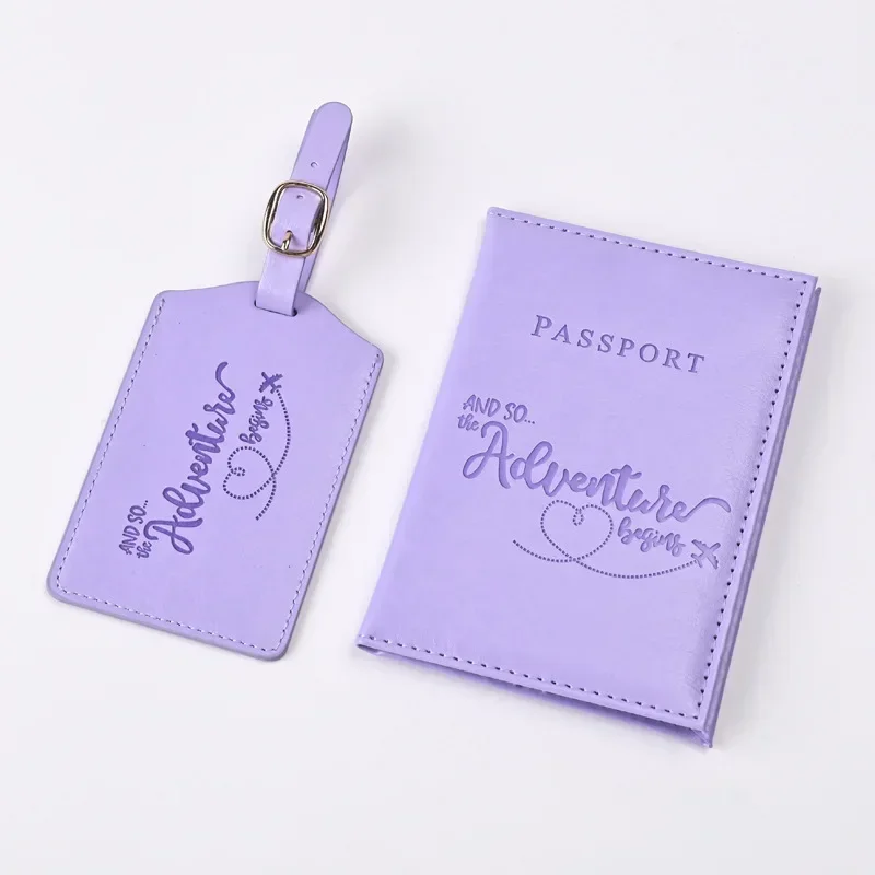 Travel.Accessories News - New Purple PU Leather Passport Holder