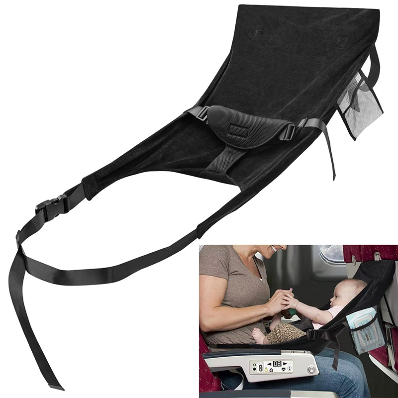 Travel Accessories For Toddlers - Kids Airplane Seat Extender Foldable Flying