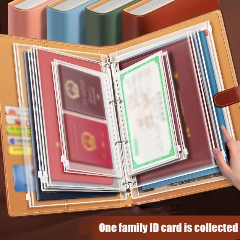 Travel Accessories Must Have - A4 Magnetic Closure Family Document Organizer
