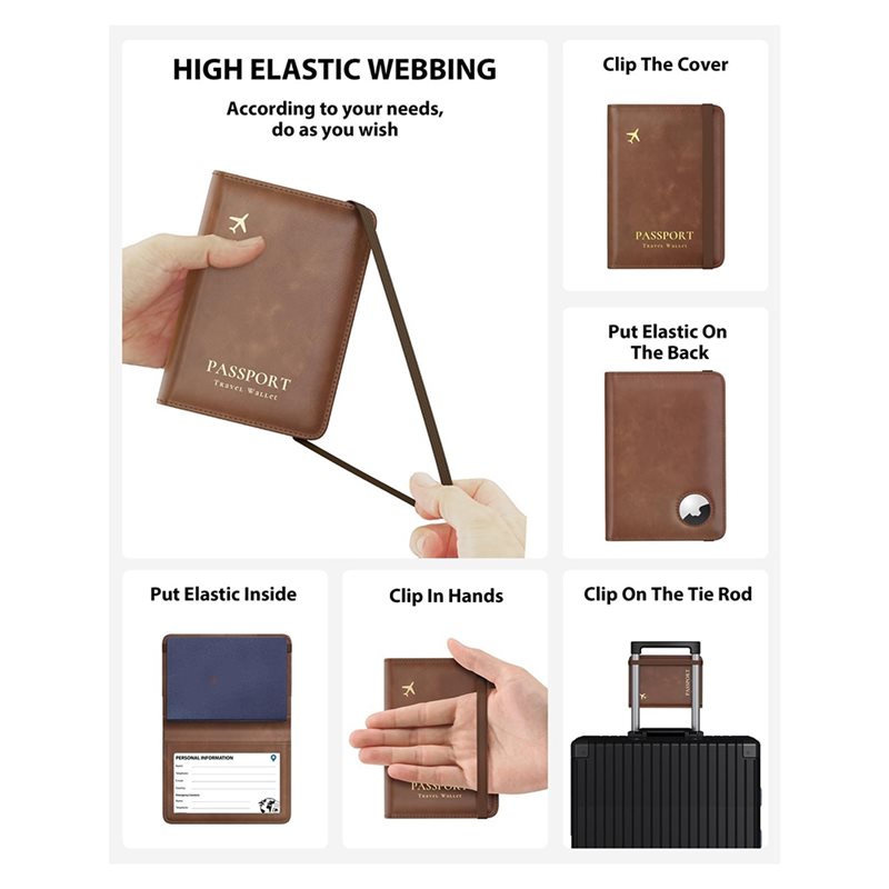 ABRT-Passport Holder With RFID - Travel Accessories Wallet ulasan dan harga
