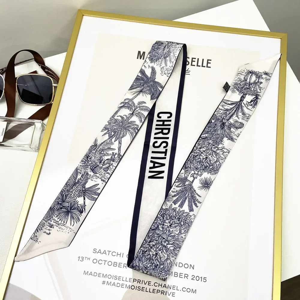 Extended Ribbon Scarf, Silk Ha - Travel Accessories Must Have ulasan dan harga