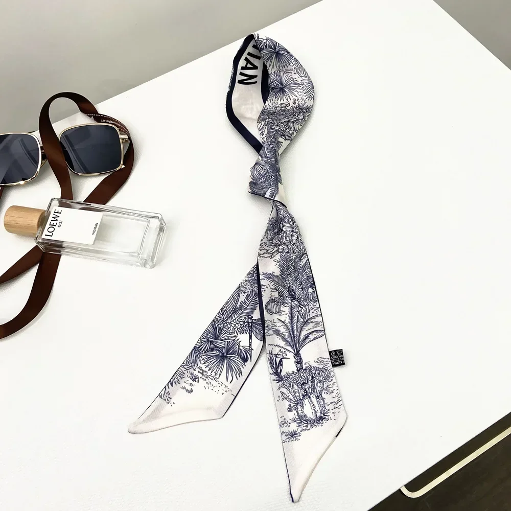 Extended Ribbon Scarf, Silk Ha - Travel Accessories Must Have ulasan dan harga