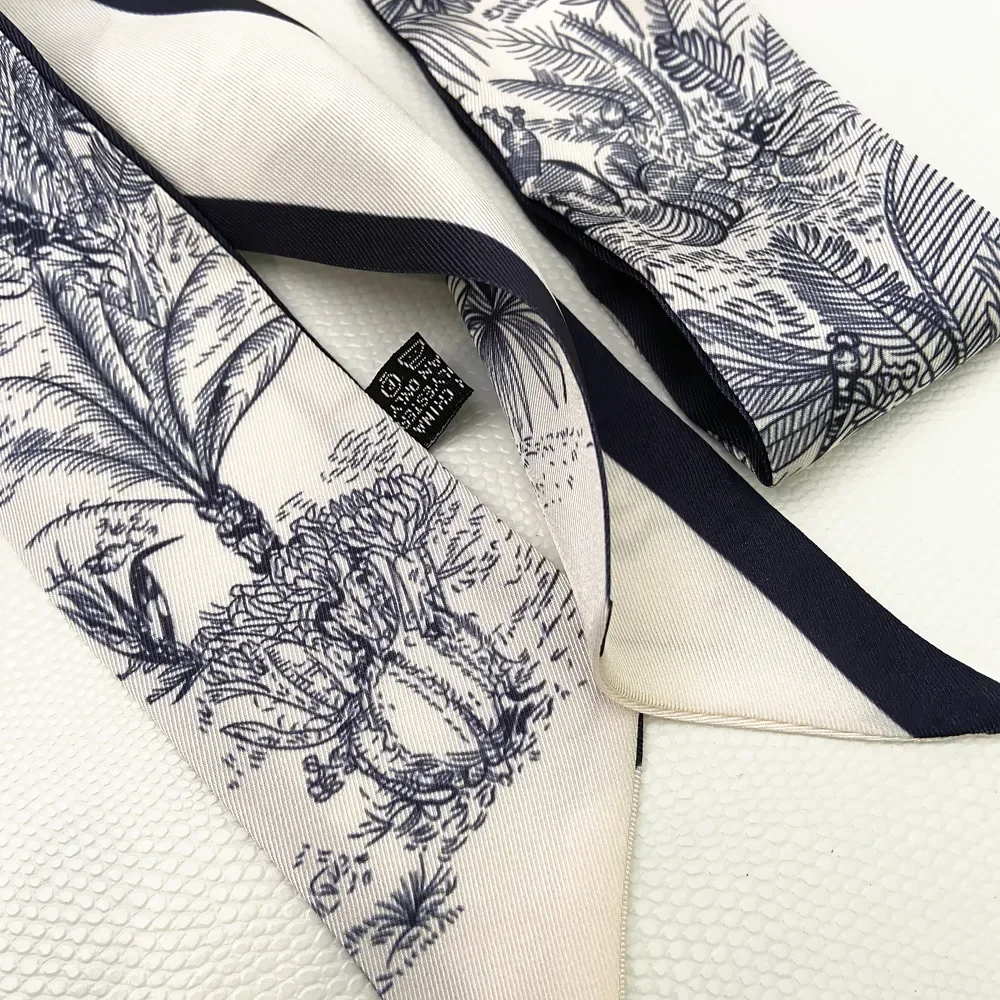 Extended Ribbon Scarf, Silk Ha - Travel Accessories Must Have ulasan dan harga