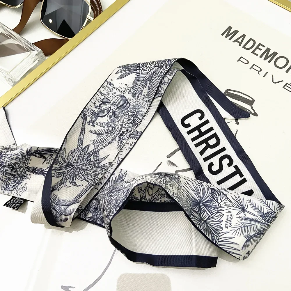 Extended Ribbon Scarf, Silk Ha - Travel Accessories Must Have ulasan dan harga
