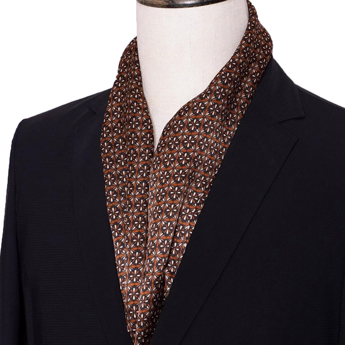 New Men's Stripe Silk Scarf Ho - Travel Accessories Men ulasan dan harga