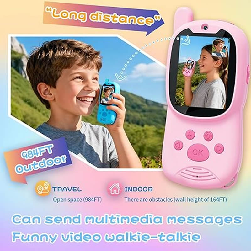 Walkie Talkies for Kids Rechar - Travel Accessories For Toddlers ulasan dan harga