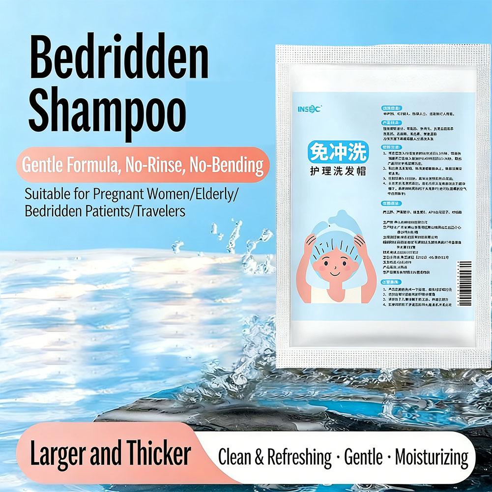 No Rinse Waterless Shampoo Cap - Travel Accessories For Elderly ulasan dan harga