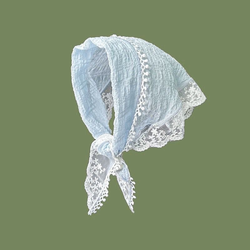 Fashion Lace Triangle Headscar - Travel Accessories For Elderly ulasan dan harga