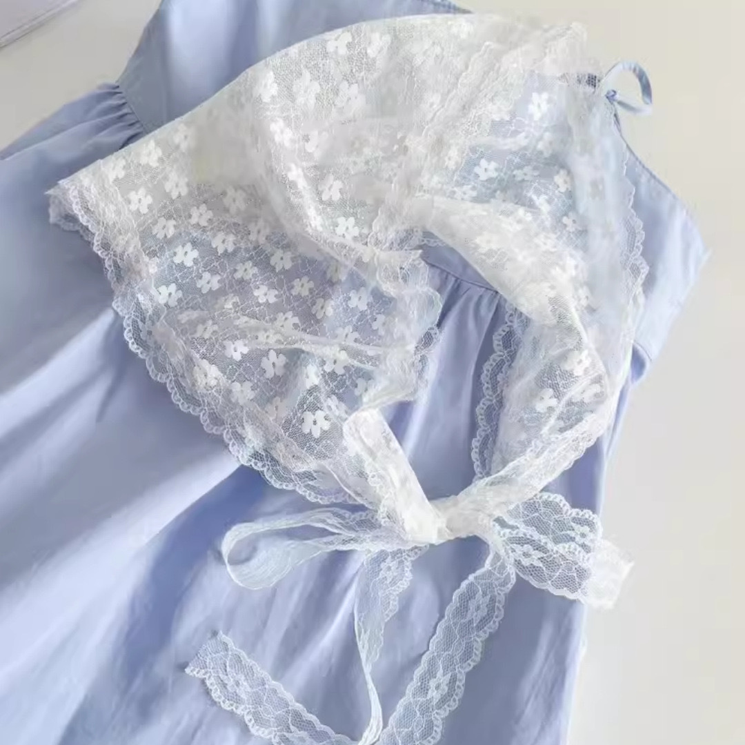 Fashion Lace Triangle Headscar - Travel Accessories For Elderly ulasan dan harga