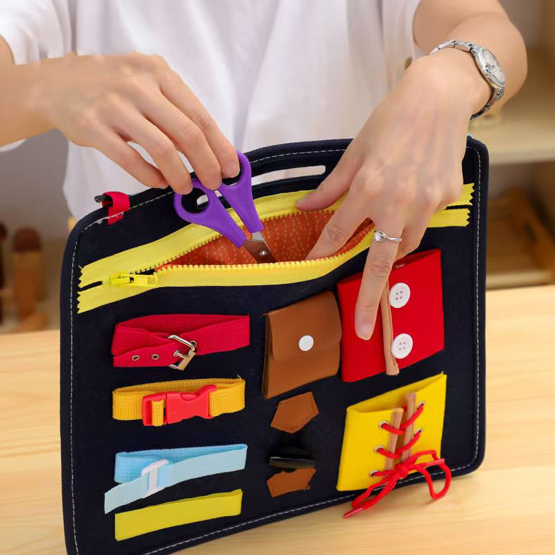 Montessori Busy Board for Todd - Travel Accessories For Toddlers ulasan dan harga