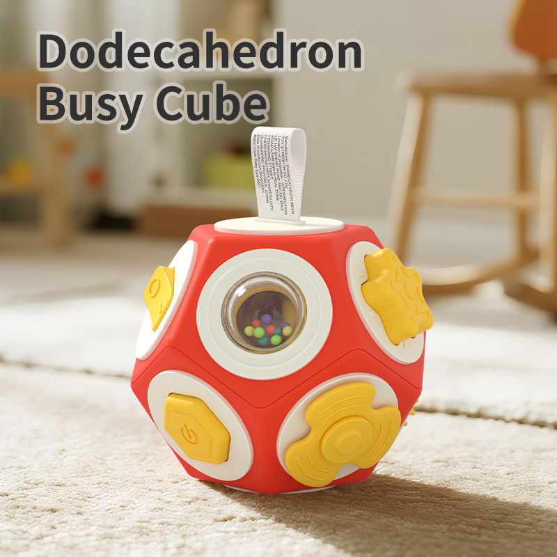 Montessori Busy Cube Busy Boar - Travel Accessories For Toddlers ulasan dan harga