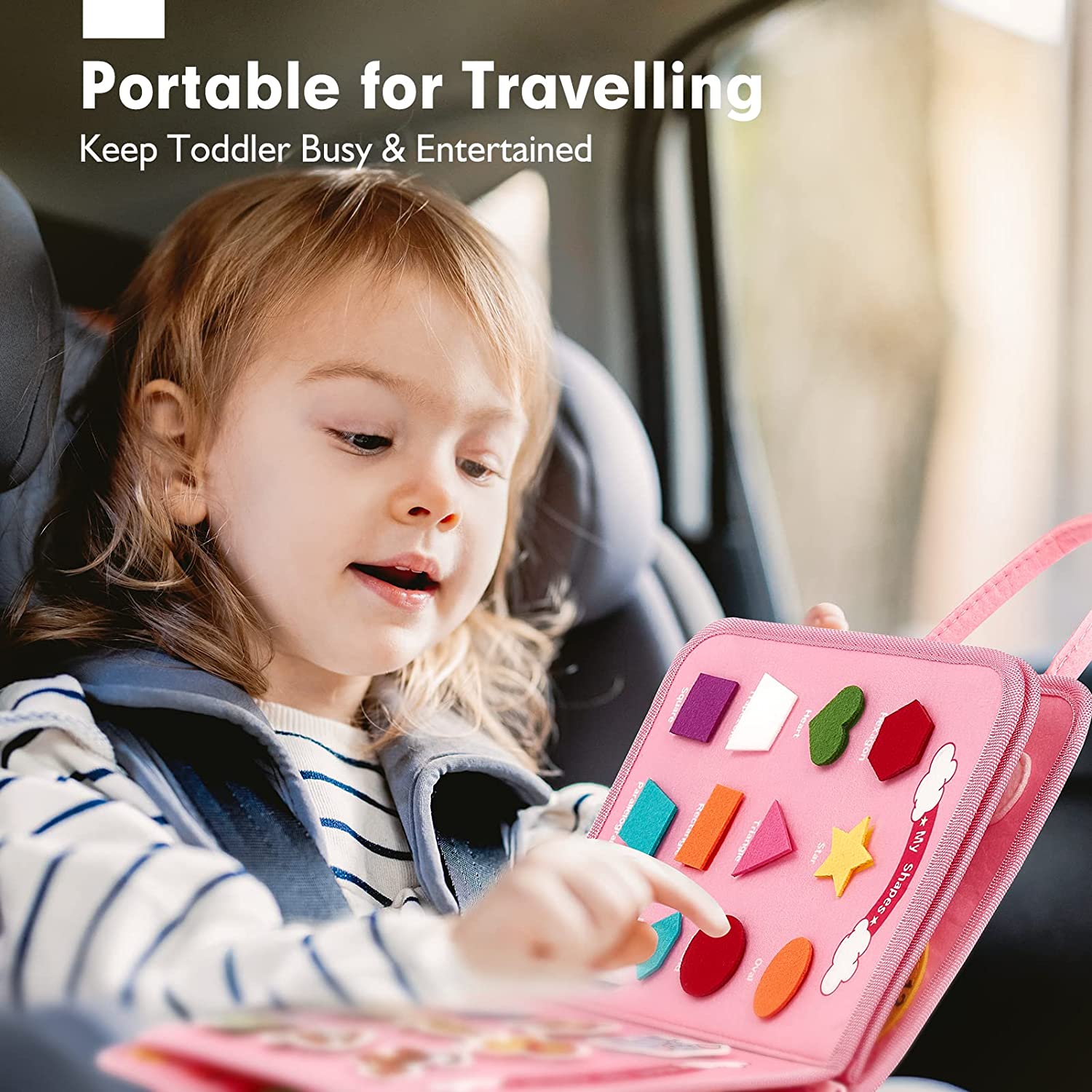 Montessori Toys Busy Board Tod - Travel Accessories For Toddlers ulasan dan harga