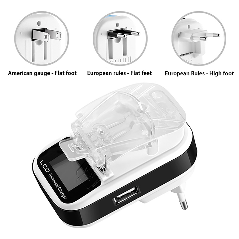 Universal Battery Charger Trav - Travel Accessories Display ulasan dan harga