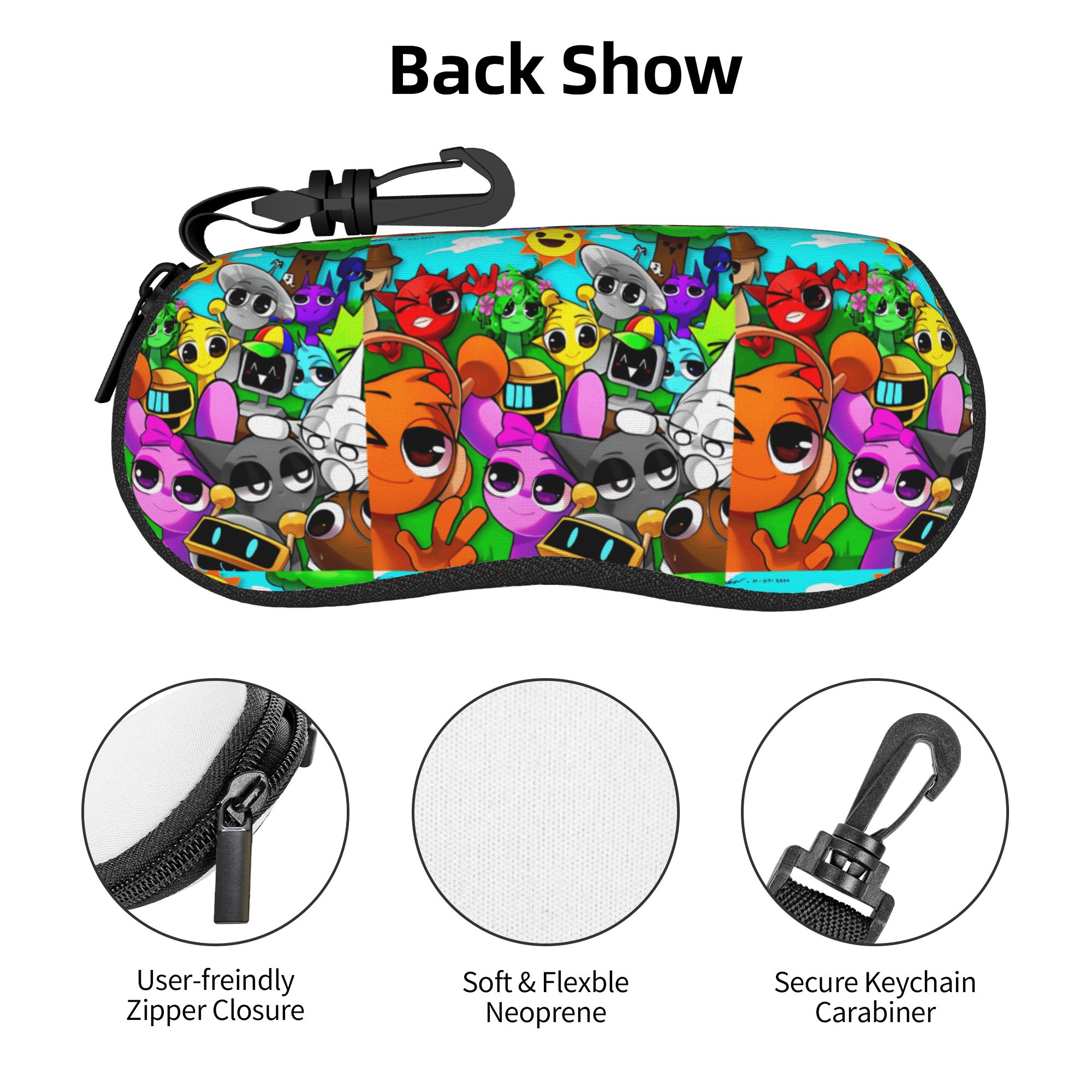 S-Sprunki Game Glasses Case Co - Travel.Accessories News ulasan dan harga