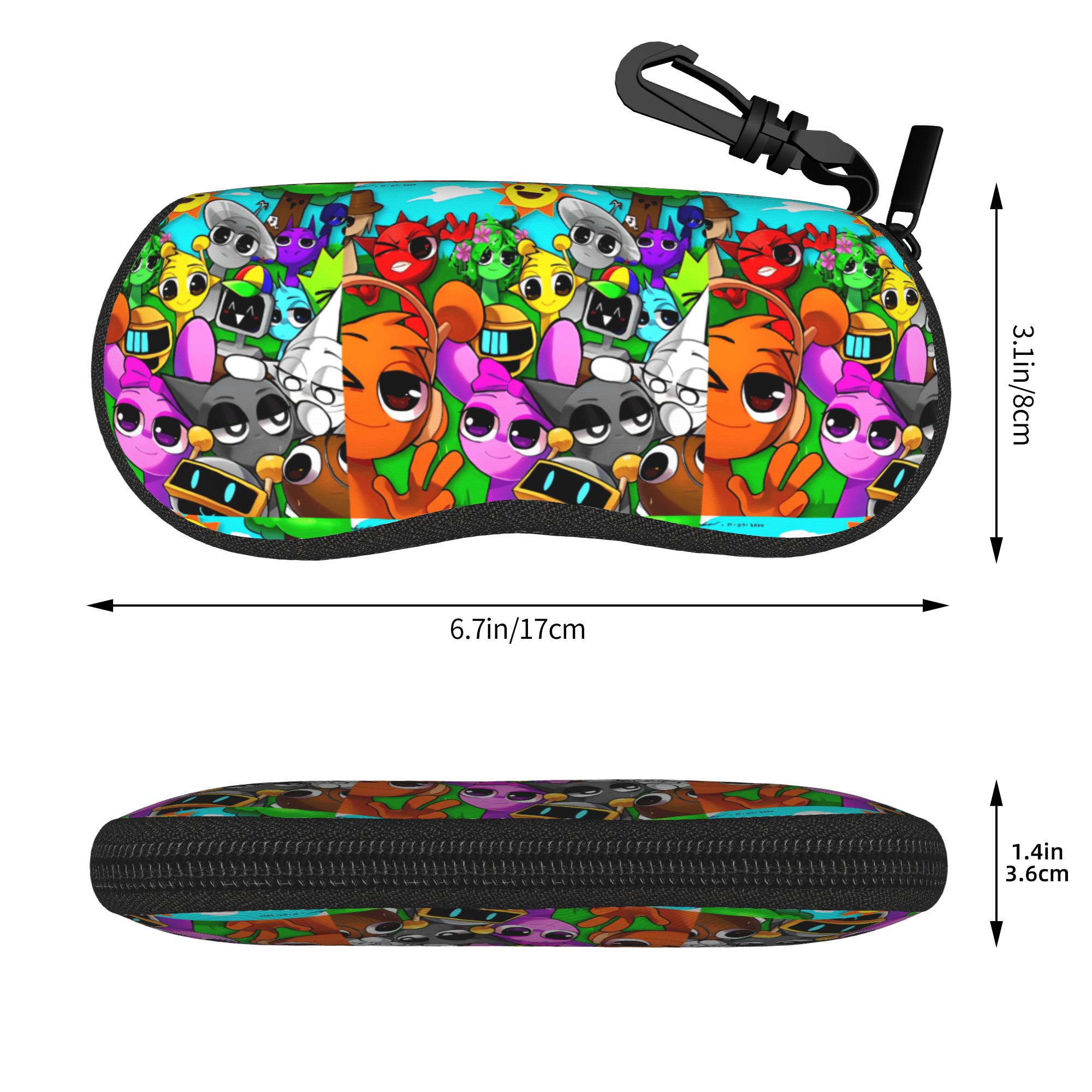 S-Sprunki Game Glasses Case Co - Travel.Accessories News ulasan dan harga