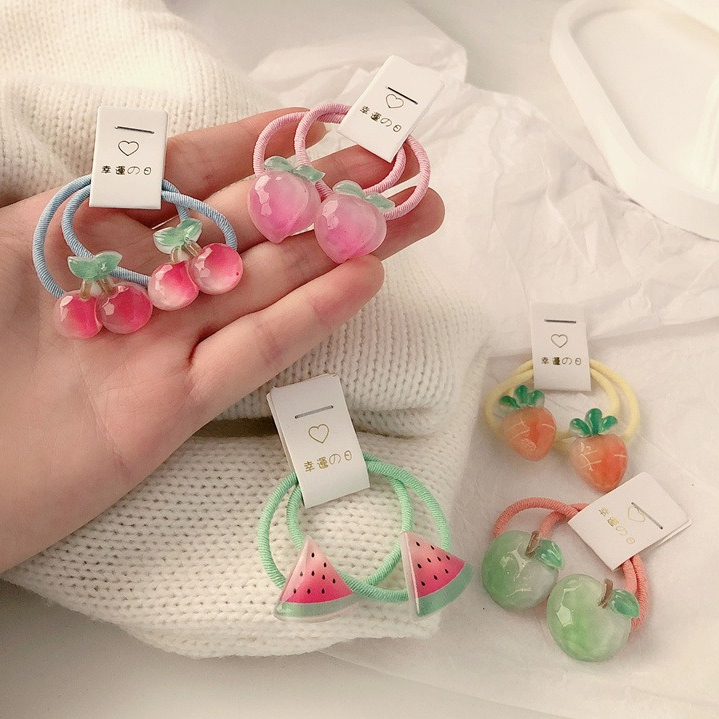 Kids Carrot Hair Ties 5 Pair N - Travel Accessories For 4 Year Old ulasan dan harga