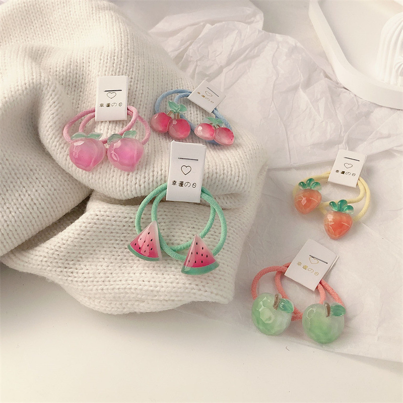 Kids Carrot Hair Ties 5 Pair N - Travel Accessories For 4 Year Old ulasan dan harga