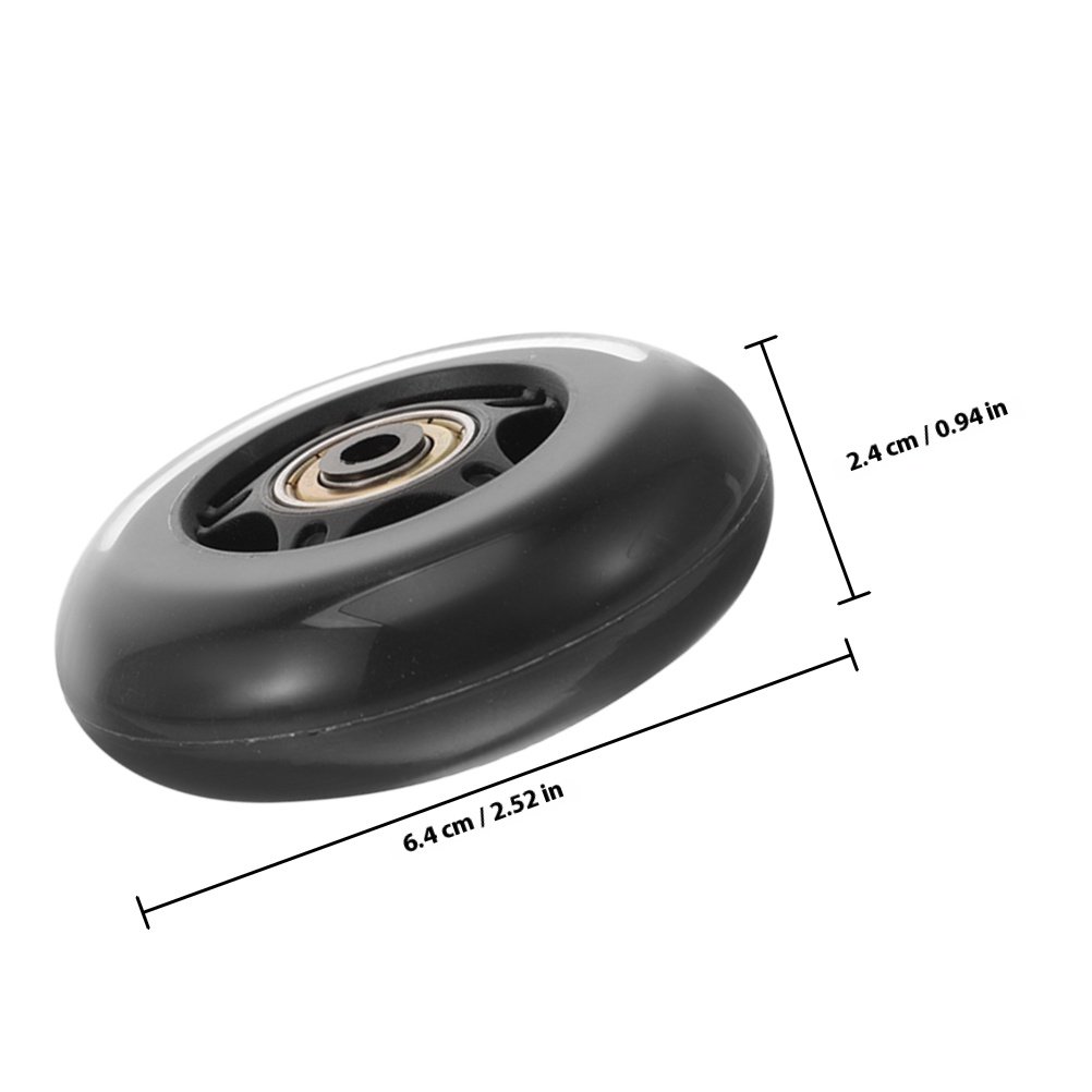 4pcs Transparent Replacement W - Luggage Wheel Replacement ulasan dan harga