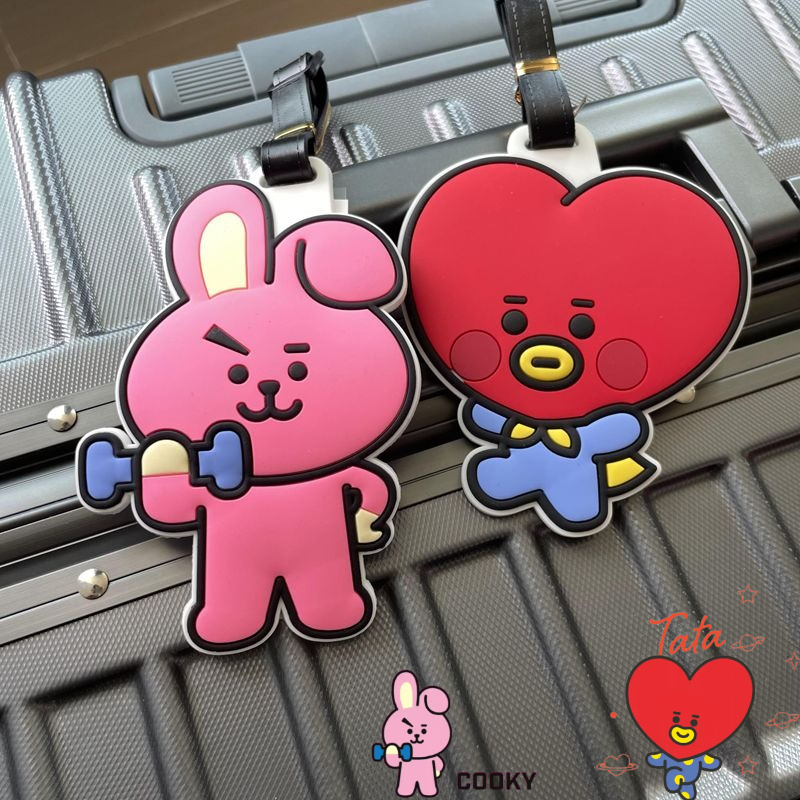 BT21 cartoon cute keychain Kaw - Travel Accessories Store ulasan dan harga