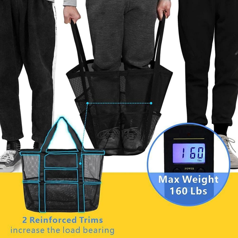 Oversized Mesh Beach Bag With  - Travel Accessories Must Have ulasan dan harga