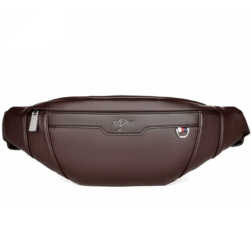 Business Leather Waist Bag Mul - Travel Accessories Men ulasan dan harga