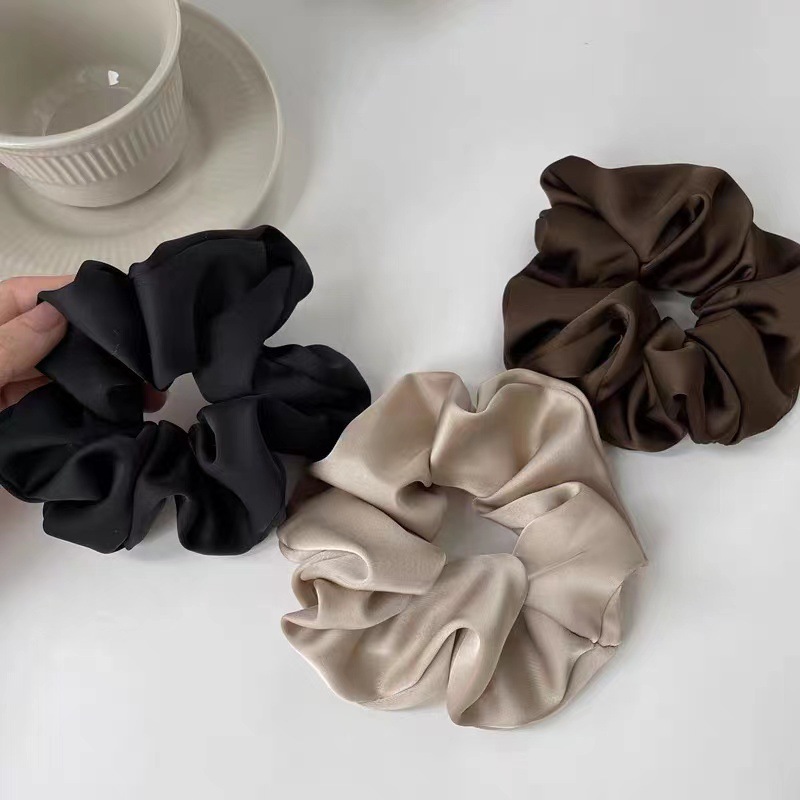 3Pcs Luxury Satin Hair Scrunch - Travel Accessories For Elderly ulasan dan harga