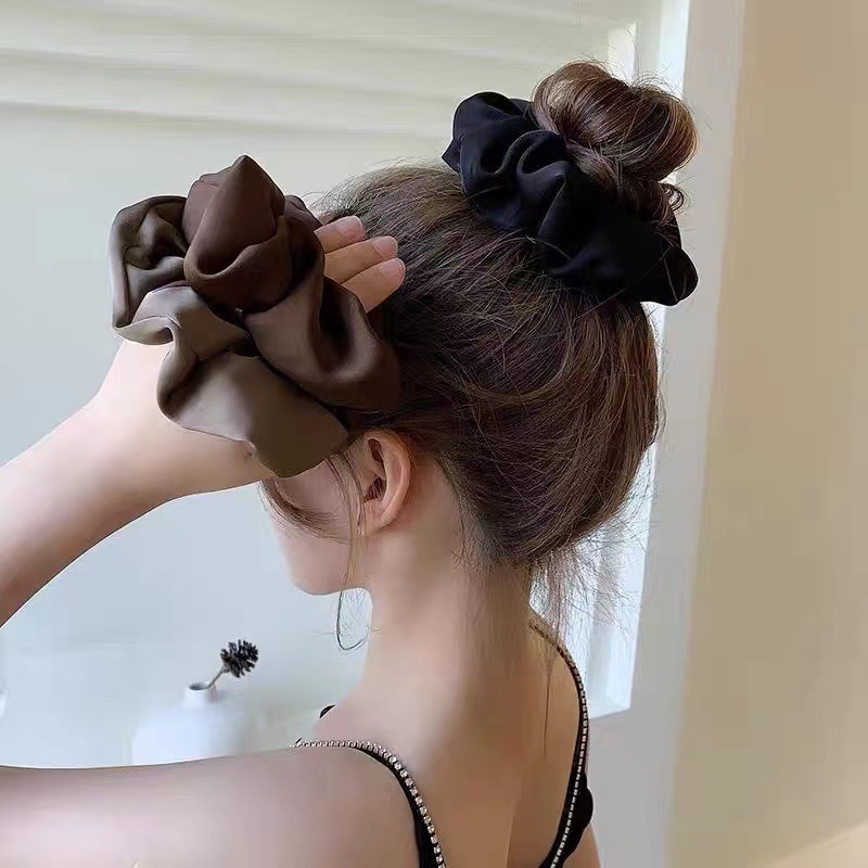 3Pcs Luxury Satin Hair Scrunch - Travel Accessories For Elderly ulasan dan harga
