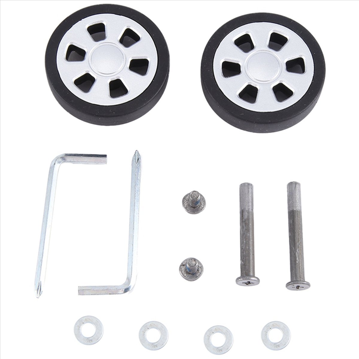 ABQR 55x13mm Set of 2 Luggage  - Luggage Wheel Replacement ulasan dan harga