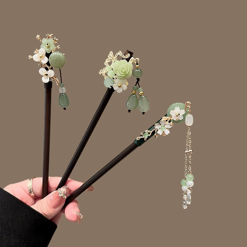 Antique Wooden Hairpin Women's - Travel Accessories Store ulasan dan harga