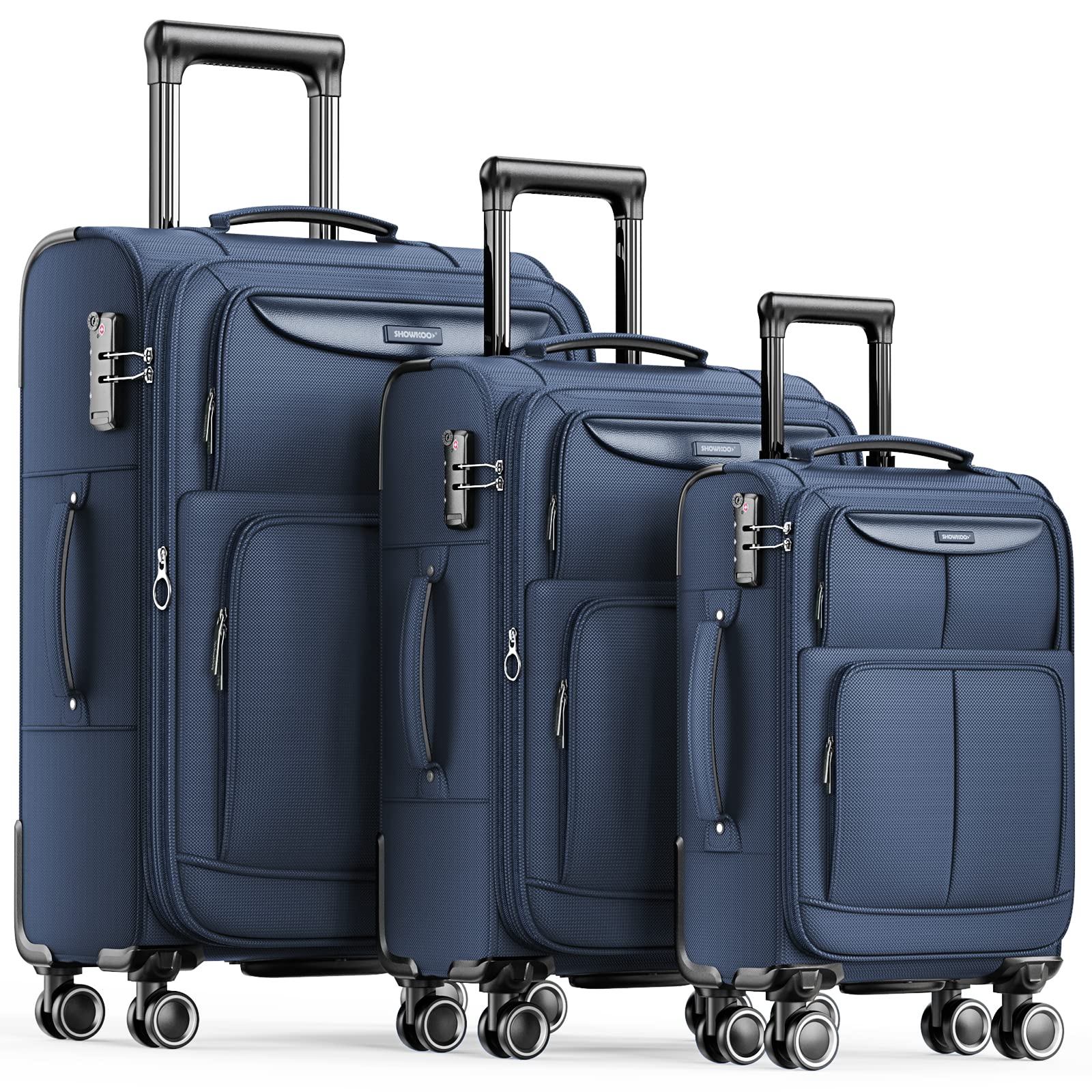 SHOWKOO Luggage Sets 3 Piece S - Luggage Wheel Replacement ulasan dan harga