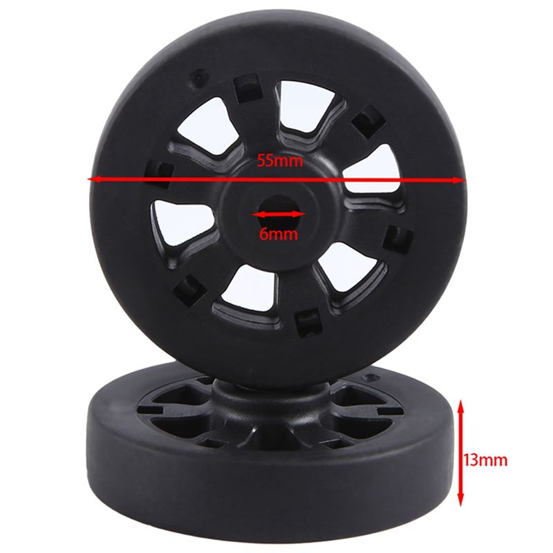 [NEWA64Z!】 55X13mm Set Of 2 Lu - Luggage Wheel Replacement ulasan dan harga