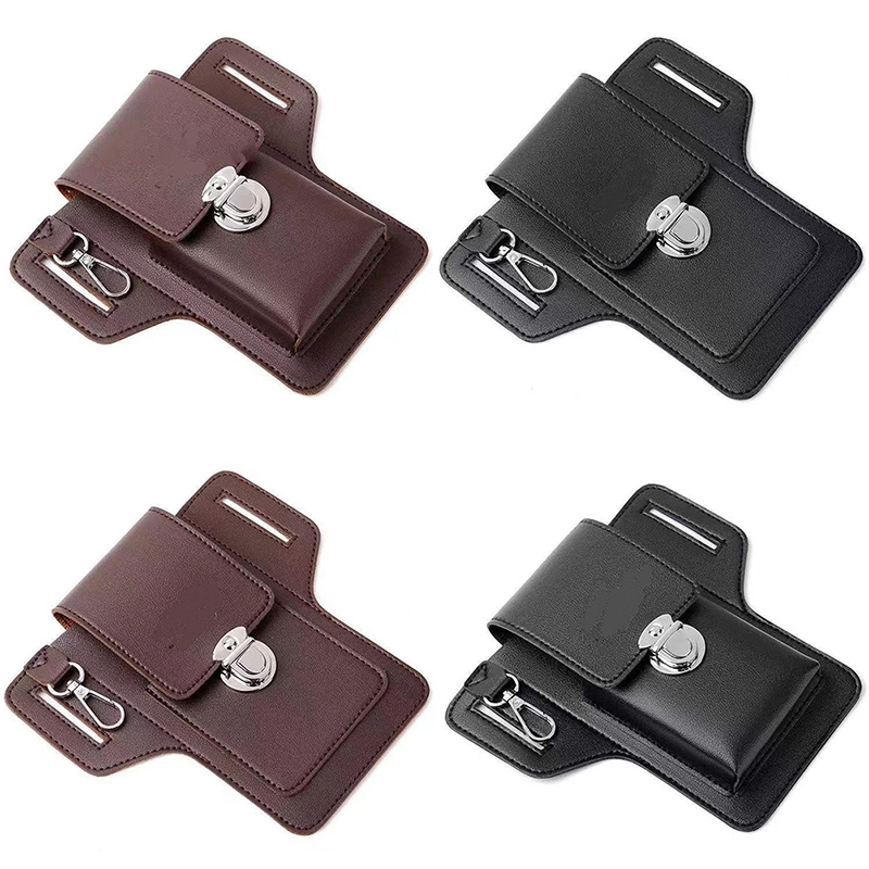 Fashion Men Multi-function PU  - Travel Accessories Men ulasan dan harga