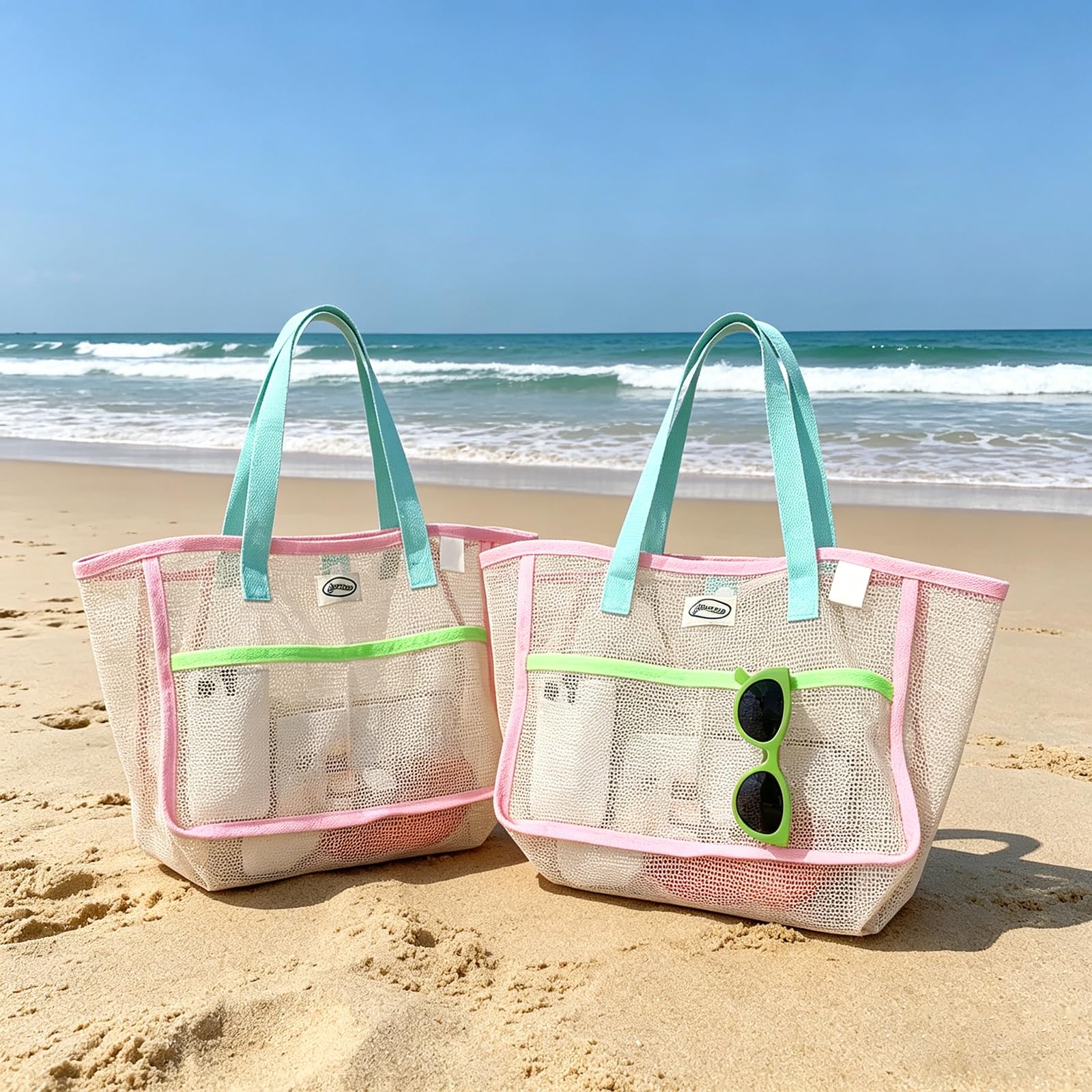 Beach Bags for Women Colorful  - Travel Accessories Must Have ulasan dan harga