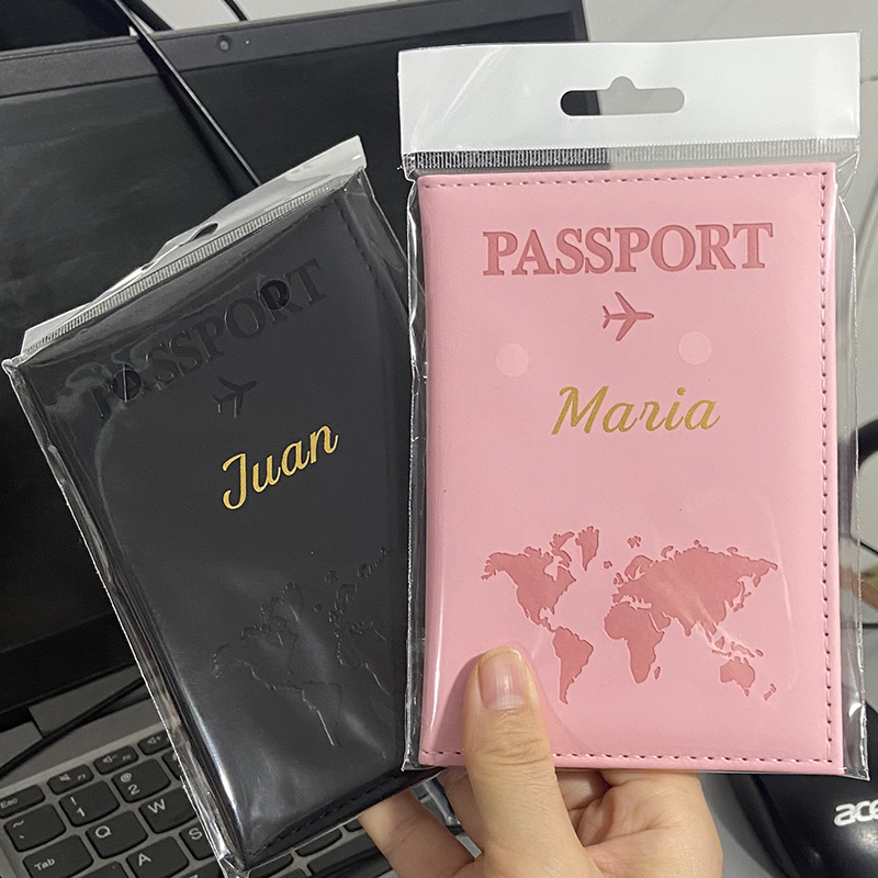 Custom Gold Color Name on Pass - Travel Accessories Wallet ulasan dan harga