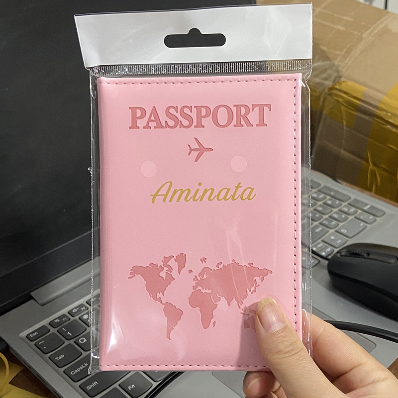 Custom Gold Color Name on Pass - Travel Accessories Wallet ulasan dan harga