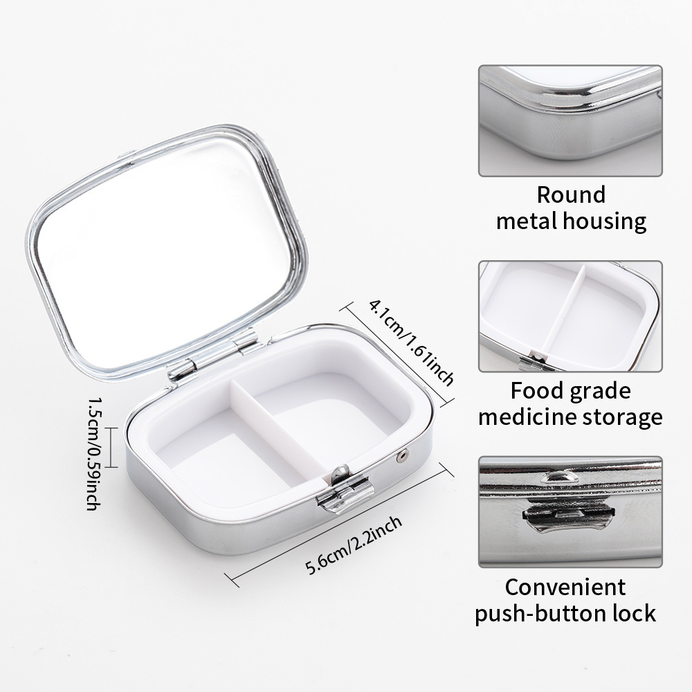 1PCS, Personal Pill Storage Bo - Travel Accessories Ideas ulasan dan harga