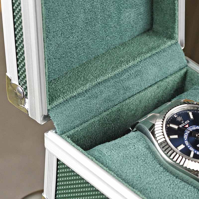 Portable Aluminum Watch Boxes  - Travel Accessories Display ulasan dan harga