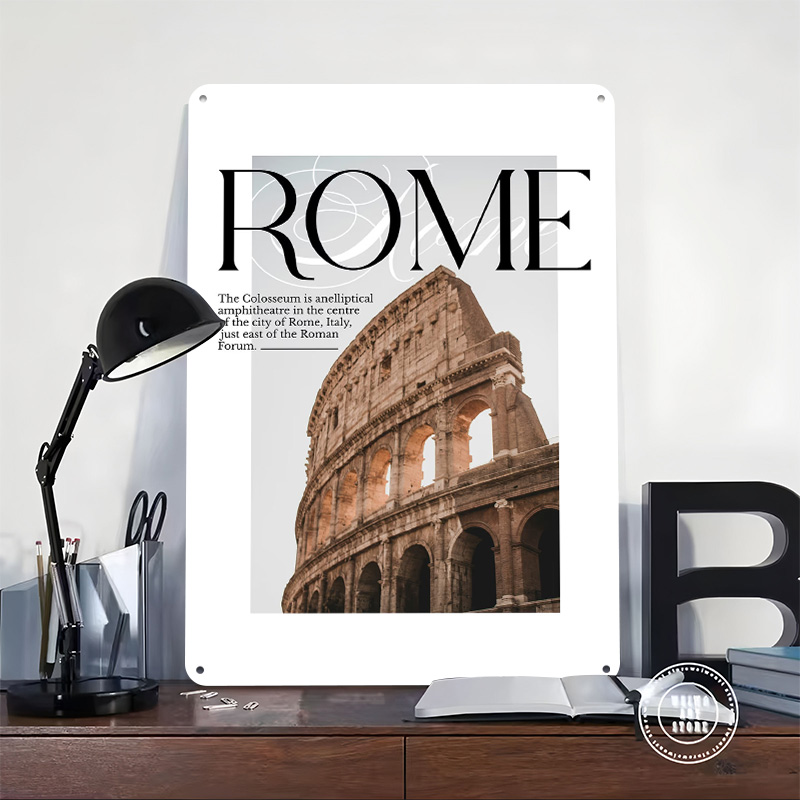 Rome Colosseum Travel Poster C - Travel Accessories Rome ulasan dan harga