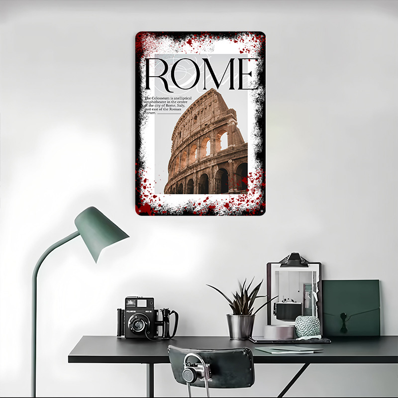 Rome Colosseum Travel Poster C - Travel Accessories Rome ulasan dan harga