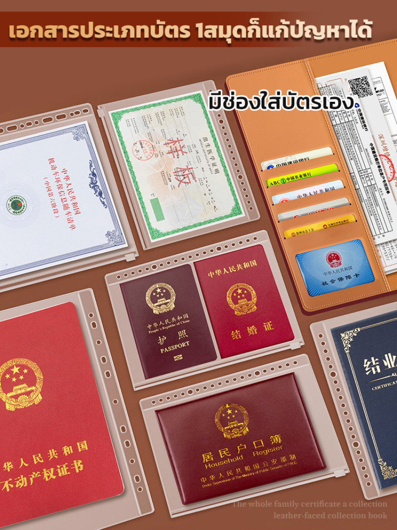 A4 Magnetic Closure Family Doc - Travel Accessories Must Have ulasan dan harga