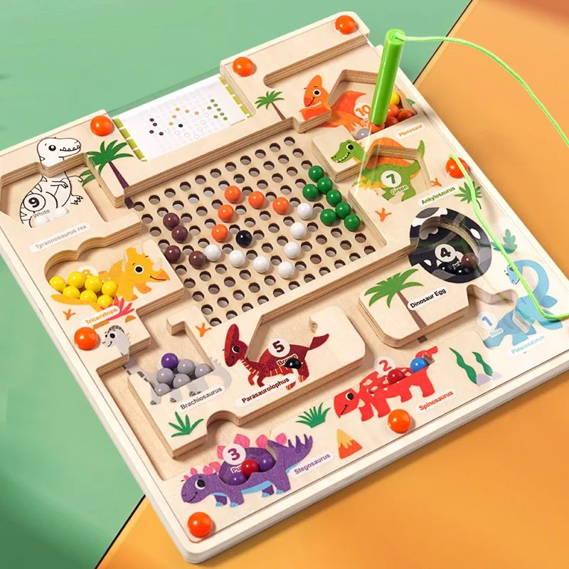 Magnetic Color and Number Maze - Travel Accessories For Toddlers ulasan dan harga
