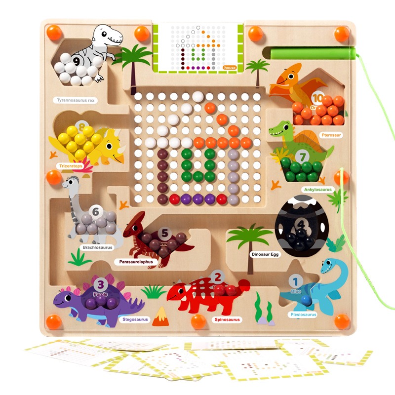 Magnetic Color and Number Maze - Travel Accessories For Toddlers ulasan dan harga