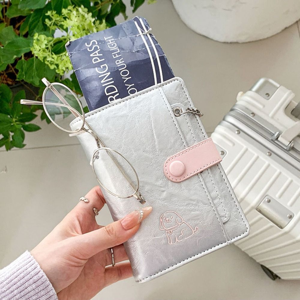 Card Holder PU Passport Bag Cu - Travel Accessories Wallet ulasan dan harga